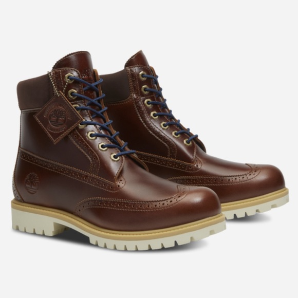 🤎 TIMBERLAND 6” BOOTS BROGUE BROWN 🤎